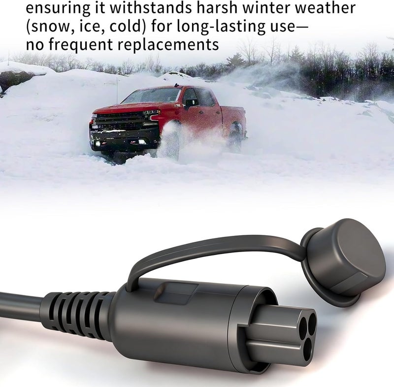 DZQPPC 84564686 Engine Block Coolant Heater Cable Cord for Chevy Silverado 1500/LD/LTD 2019-2023 for Buick Cadillac 2019-2022 for GM Chevy Silverado 2500/3500 HD Duramax Trucks 2020-2024 - Image 4